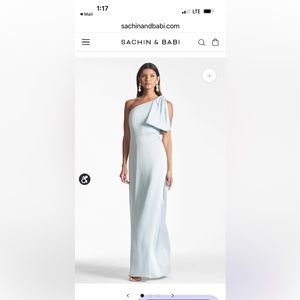 Chelsea gown / Ice blue / size 6 / never worn / tags still on